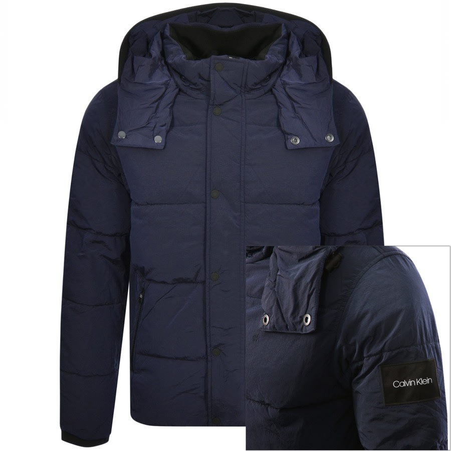 Alternative Image for ProductCalvin Klein Jeans Hooded Jacket Navy1